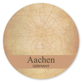 Stadtplan Aachen - Vintage