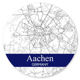 Stadtplan Aachen - Weiß