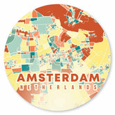 Stadtplan Amsterdam - Bunt