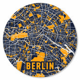 Stadtplan Berlin - Orange-Blau