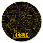 Stadtplan Berlin - Gold