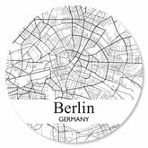 Stadtplan Berlin - Weiß