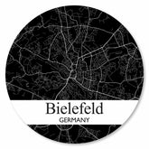 Stadtplan Bielefeld - Schwarz-Weiß