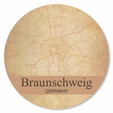 Stadtplan Braunschweig - Vintage
