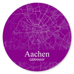 Stadtplan Aachen - Lila