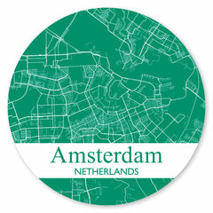 Stadtplan Amsterdam - Grün