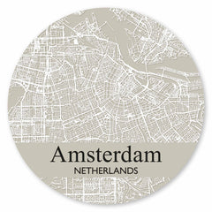 Stadtplan Amsterdam - Outline