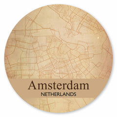 Stadtplan Amsterdam - Vintage