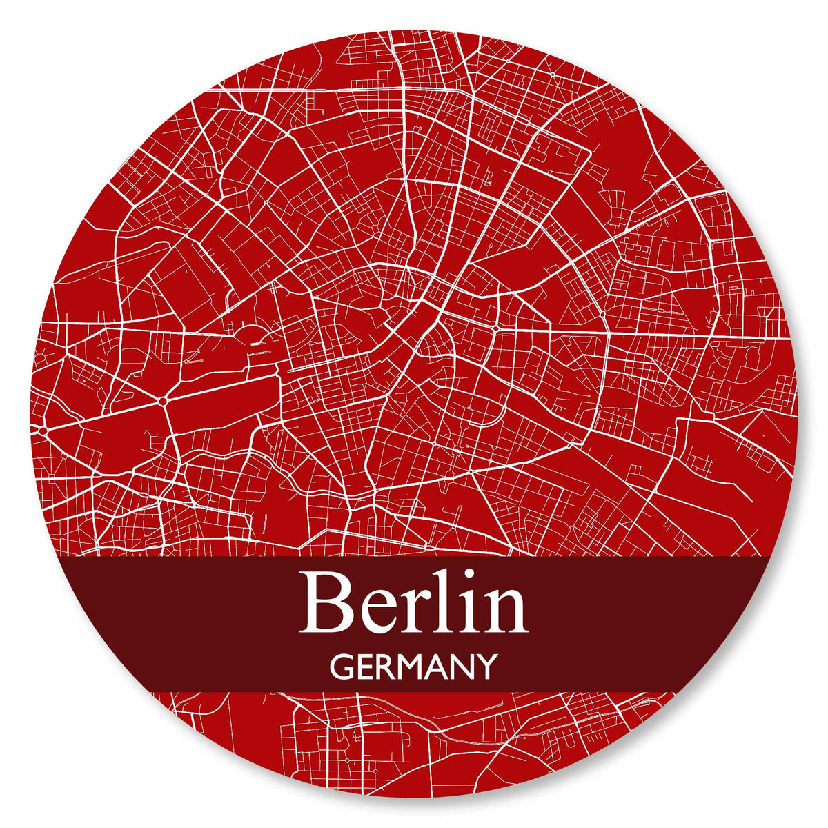 Stadtplan Berlin - Rot