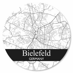 Stadtplan Bielefeld - Weiß