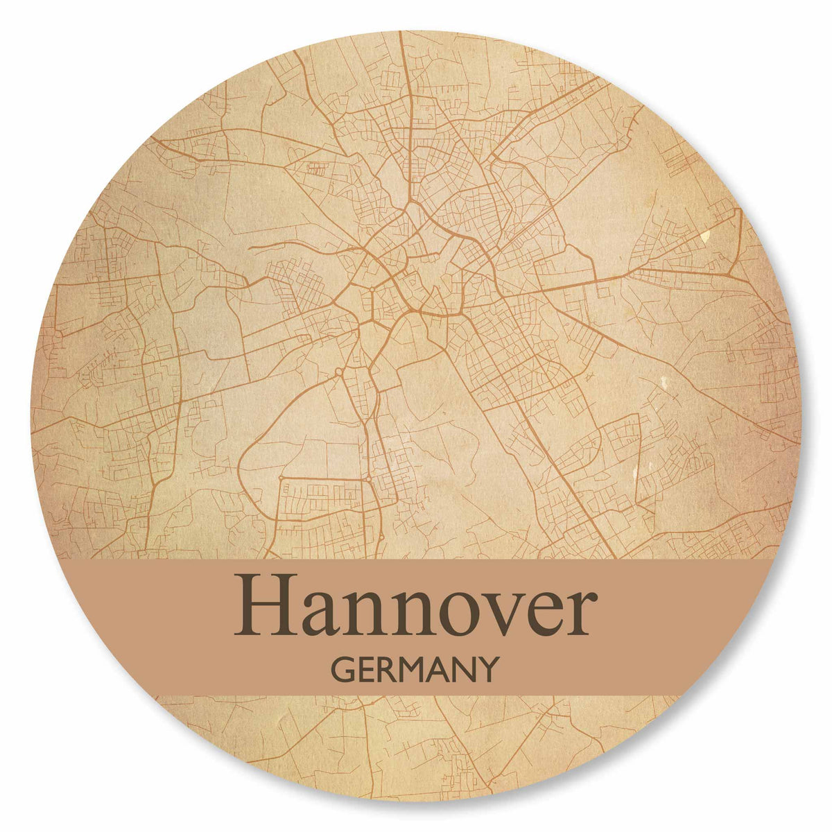 Stadtplan Hannover - Vintage