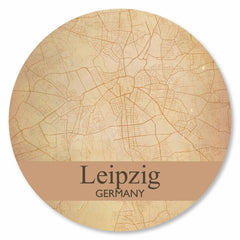 Stadtplan Leipzig - Vintage