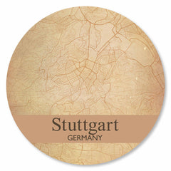 Stadtplan Stuttgart - Vintage